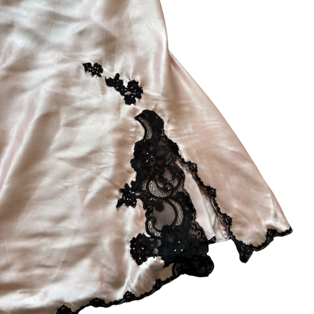 Victorias Secret  Satin Lace Chemise - Picture 2 of 12